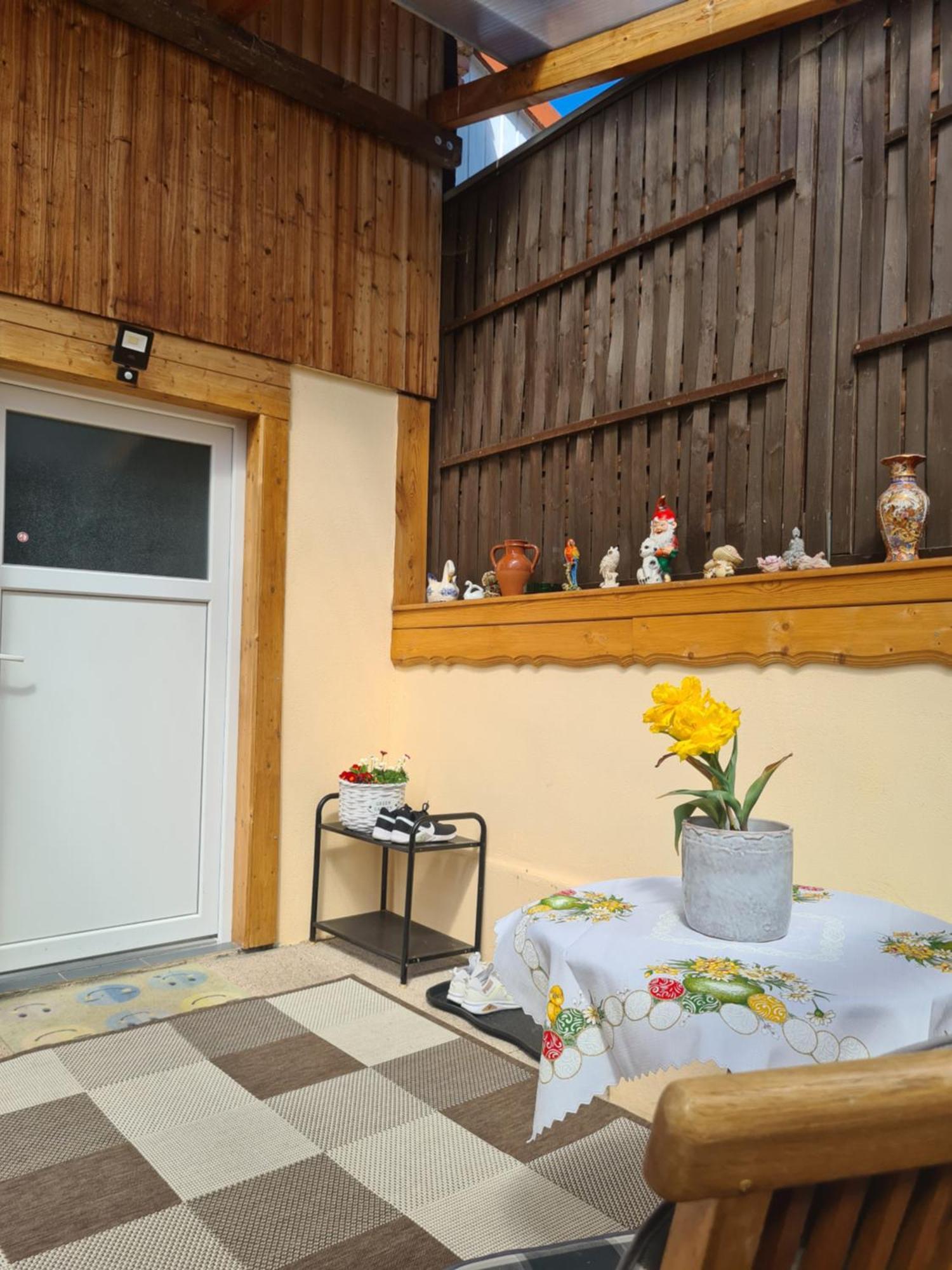 Ferienwohnung Weisskopf Alkersleben Exterior foto